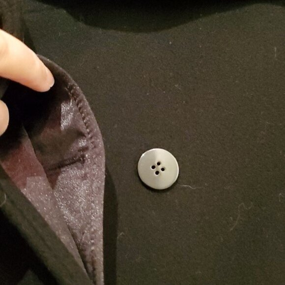 NWT, $345, GEORGE SIMONTON Lambs Wool Cashmere Coat - 6 - Picture 6 of 11